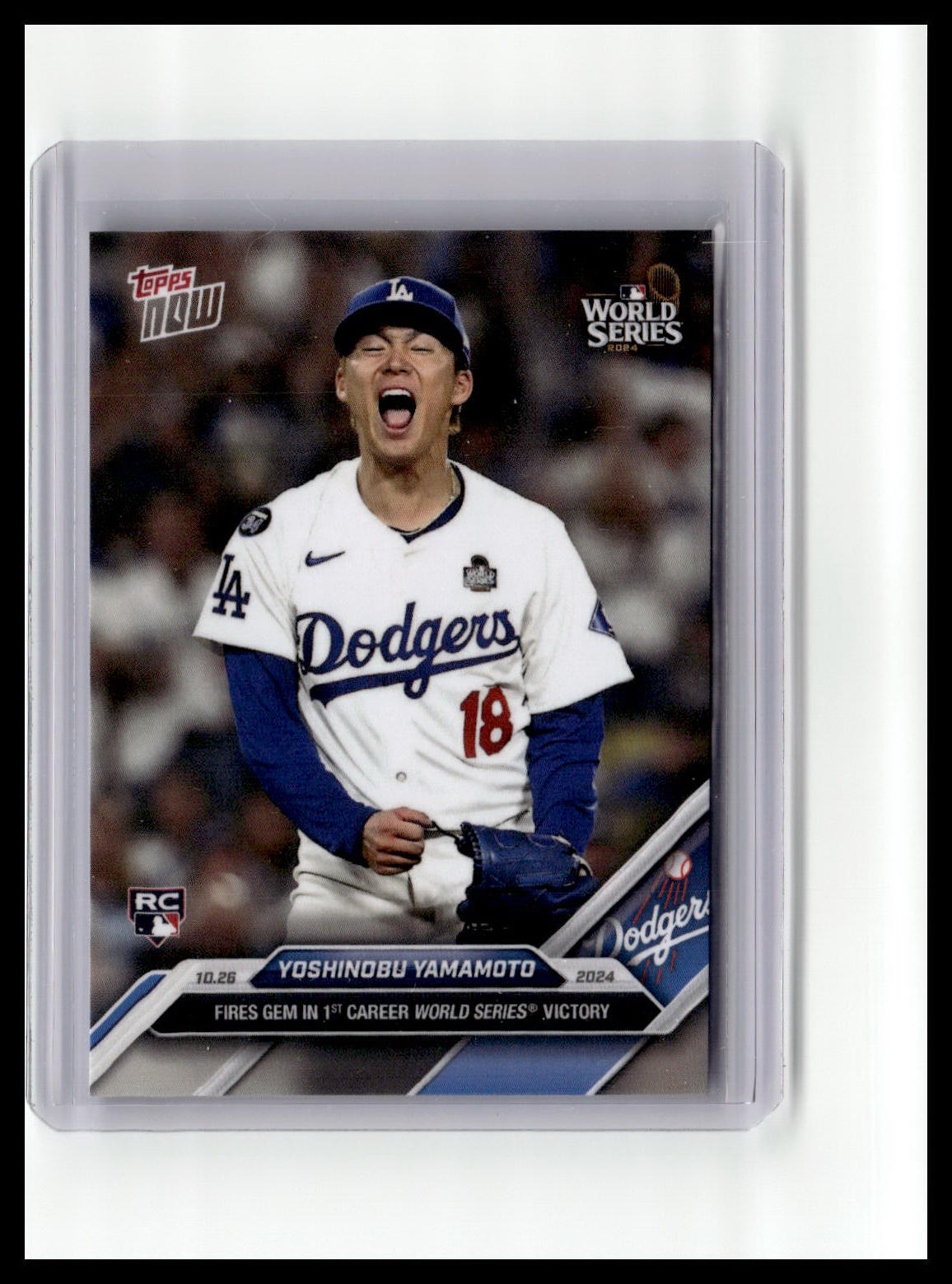 2024 Topps Now #869 Yoshinobu Yamamoto