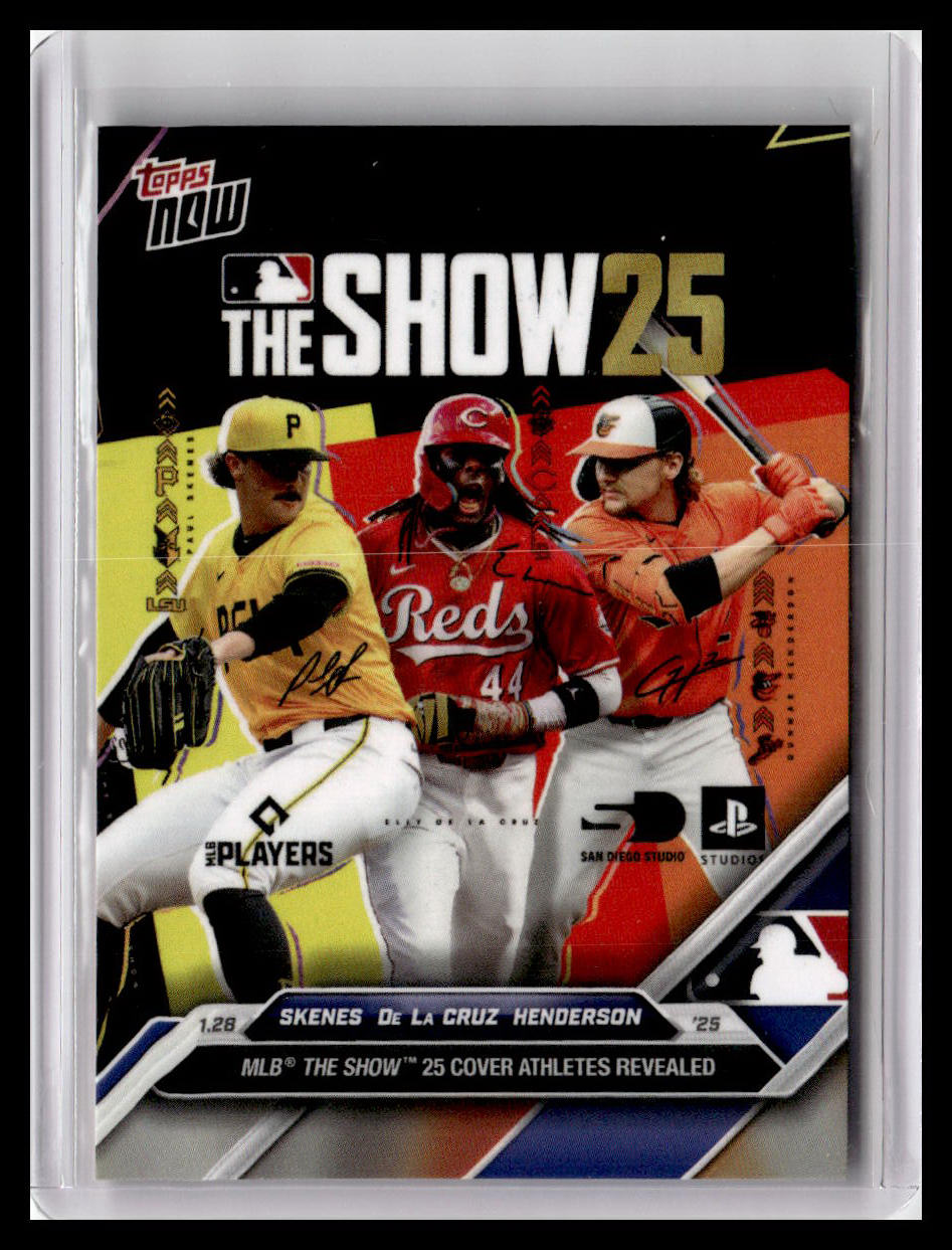 2024-25 Topps Now #OS-17 The Show 25: Skenes / De La Cruz / Henderson