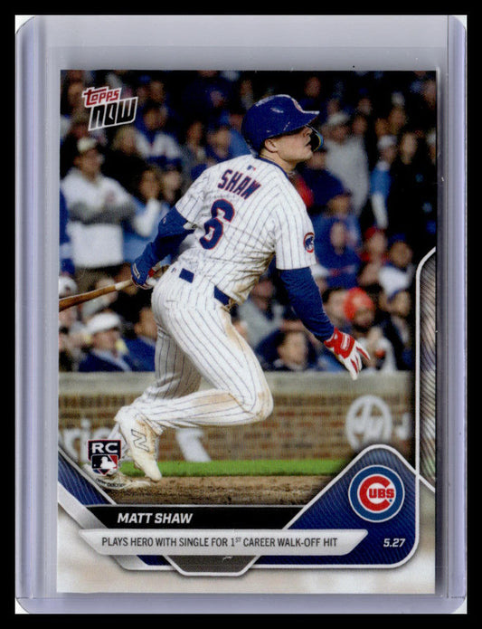 2025 Topps Now #225 Matt Shaw