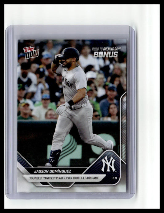 2025 Topps Now Road to Opening Day Bonus #ODB6 Jasson Dominguez
