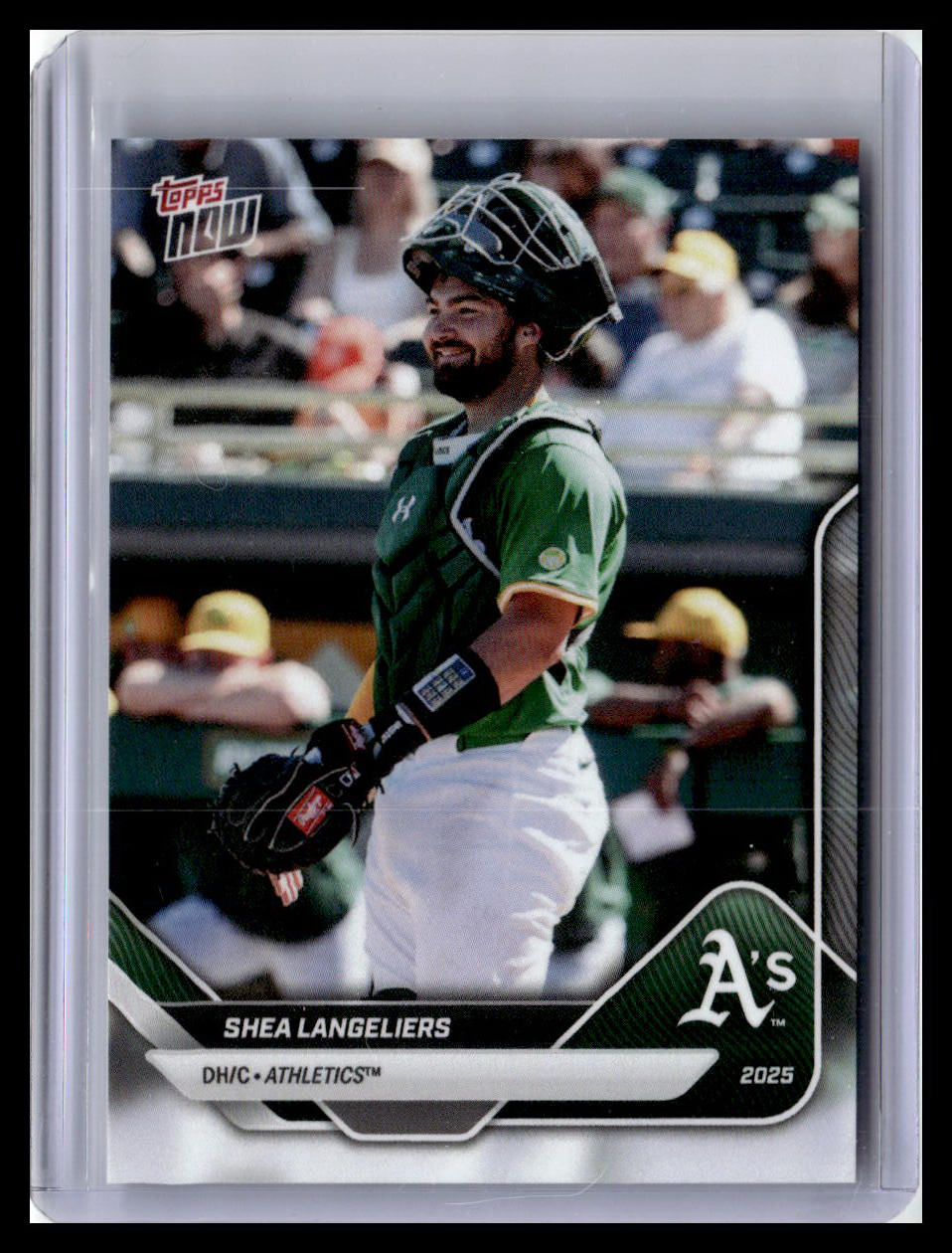 2025 Topps Now Road to Opening Day Athletics #OD-124 Shea Langeliers