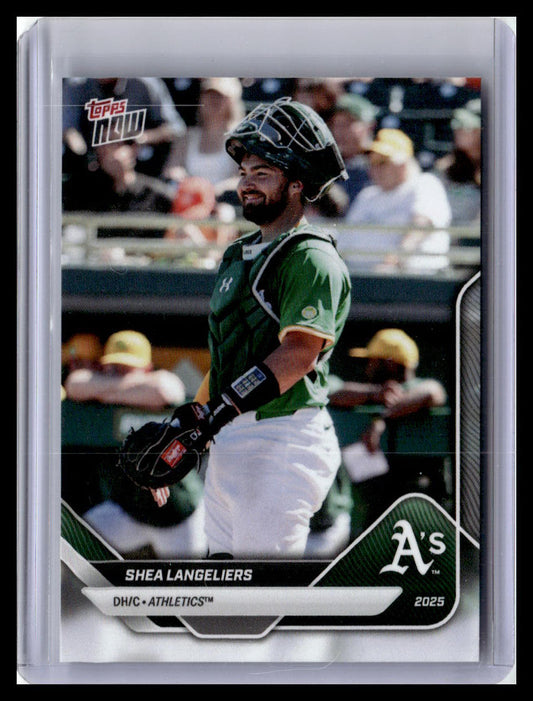 2025 Topps Now Road to Opening Day Athletics #OD-124 Shea Langeliers