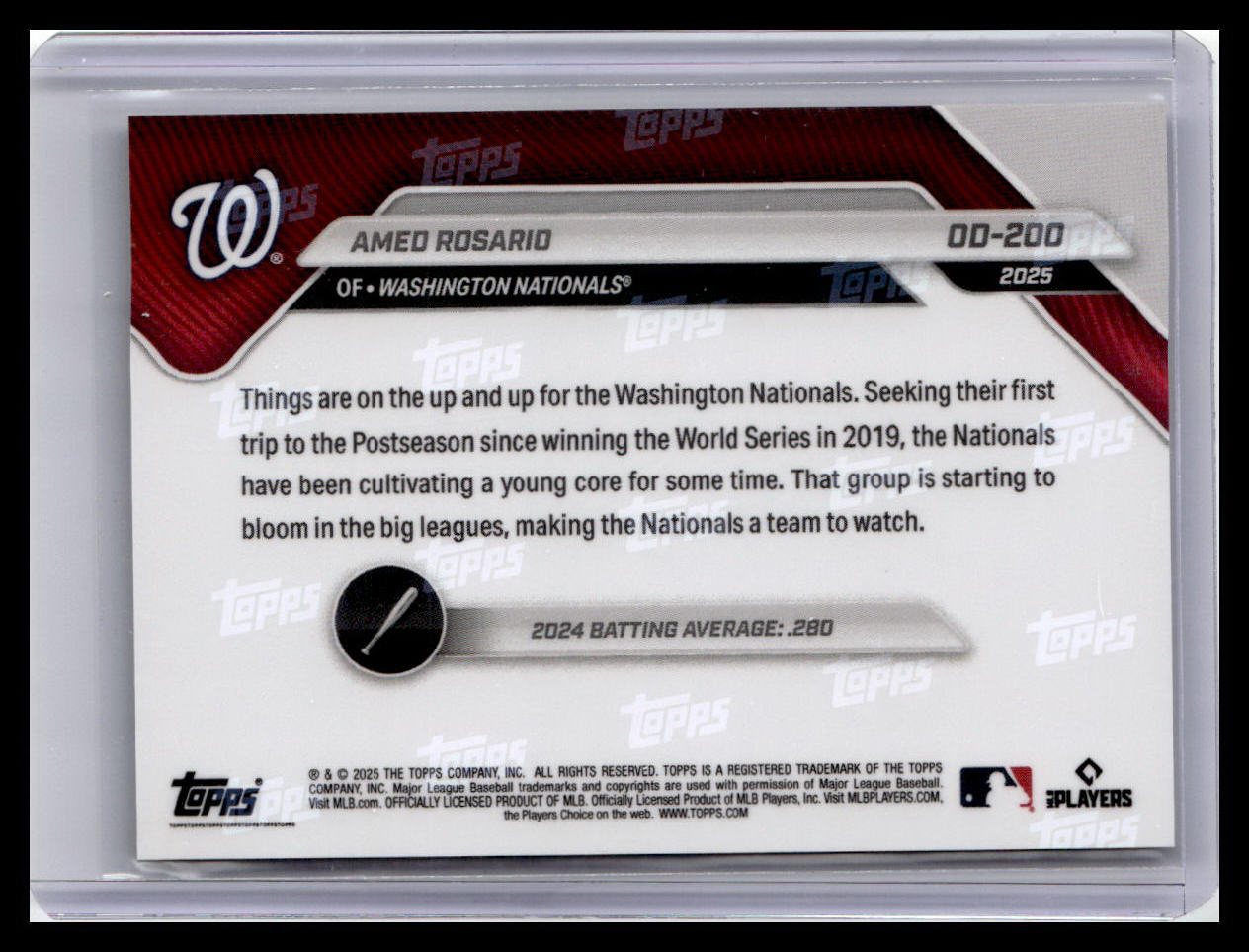 2025 Topps Now Road to Opening Day #OD-200 Amed Rosario