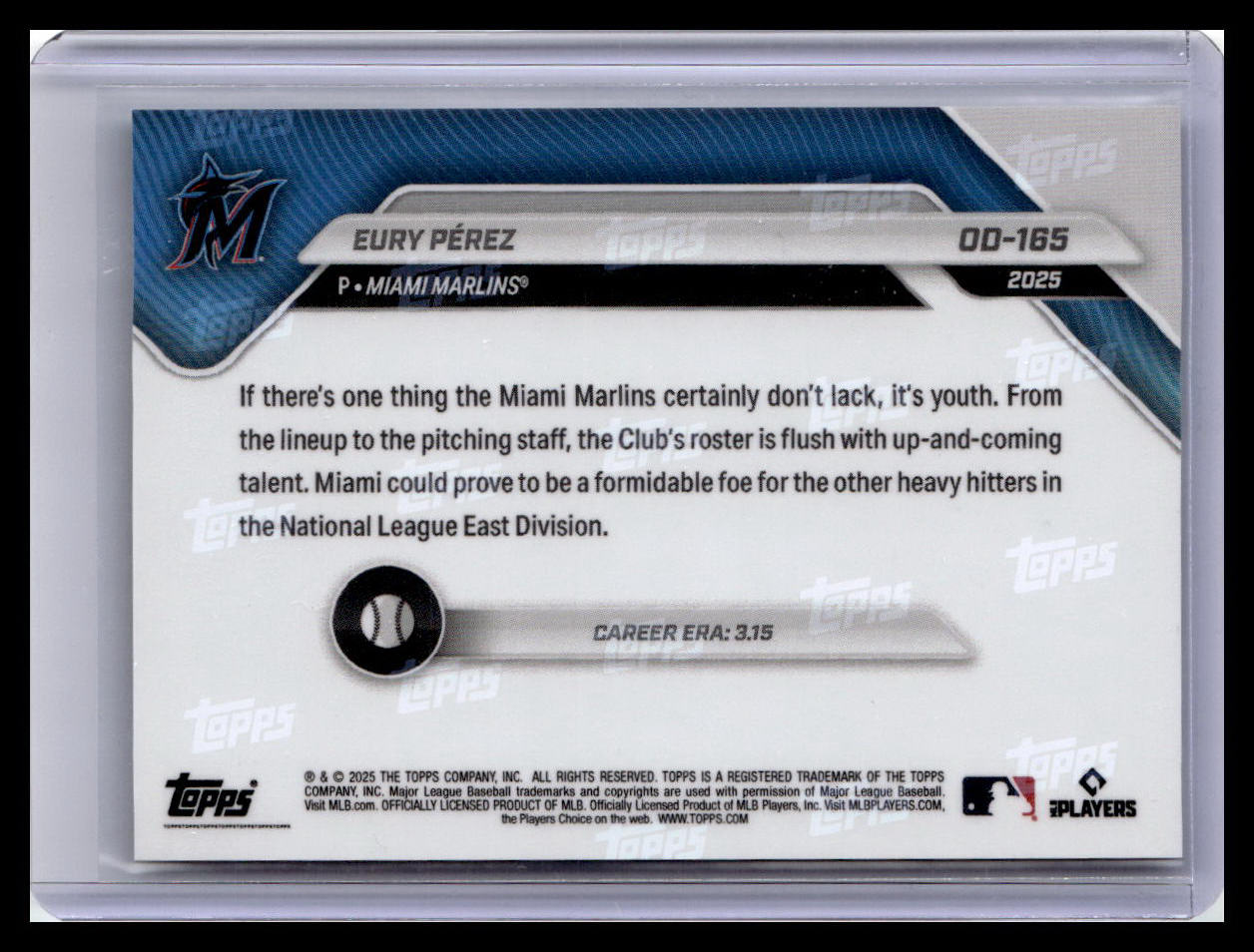 2024 Topps Now Road To Opening Day #OD-165 Eury Pérez