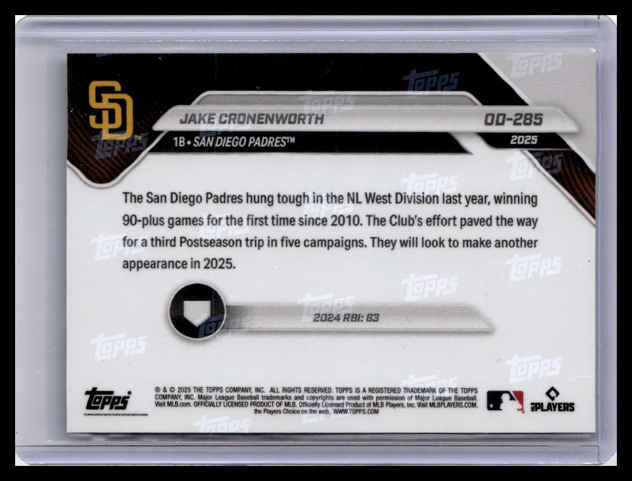 2023 Topps Now Road to Opening Day #OD-285 Jake Cronenworth