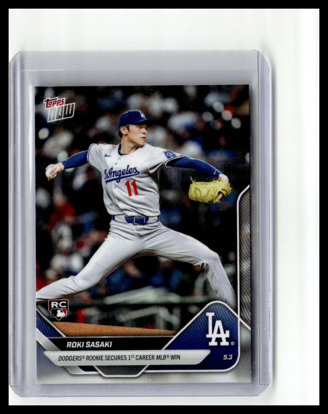 2025 Topps Now #137 Roki Sasaki (RC)