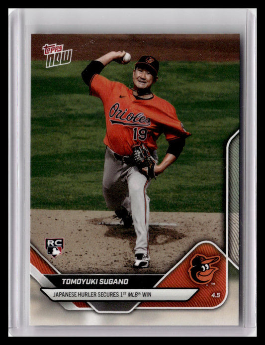 2025 Topps Now #43 Tomoyuki Sugano (RC)