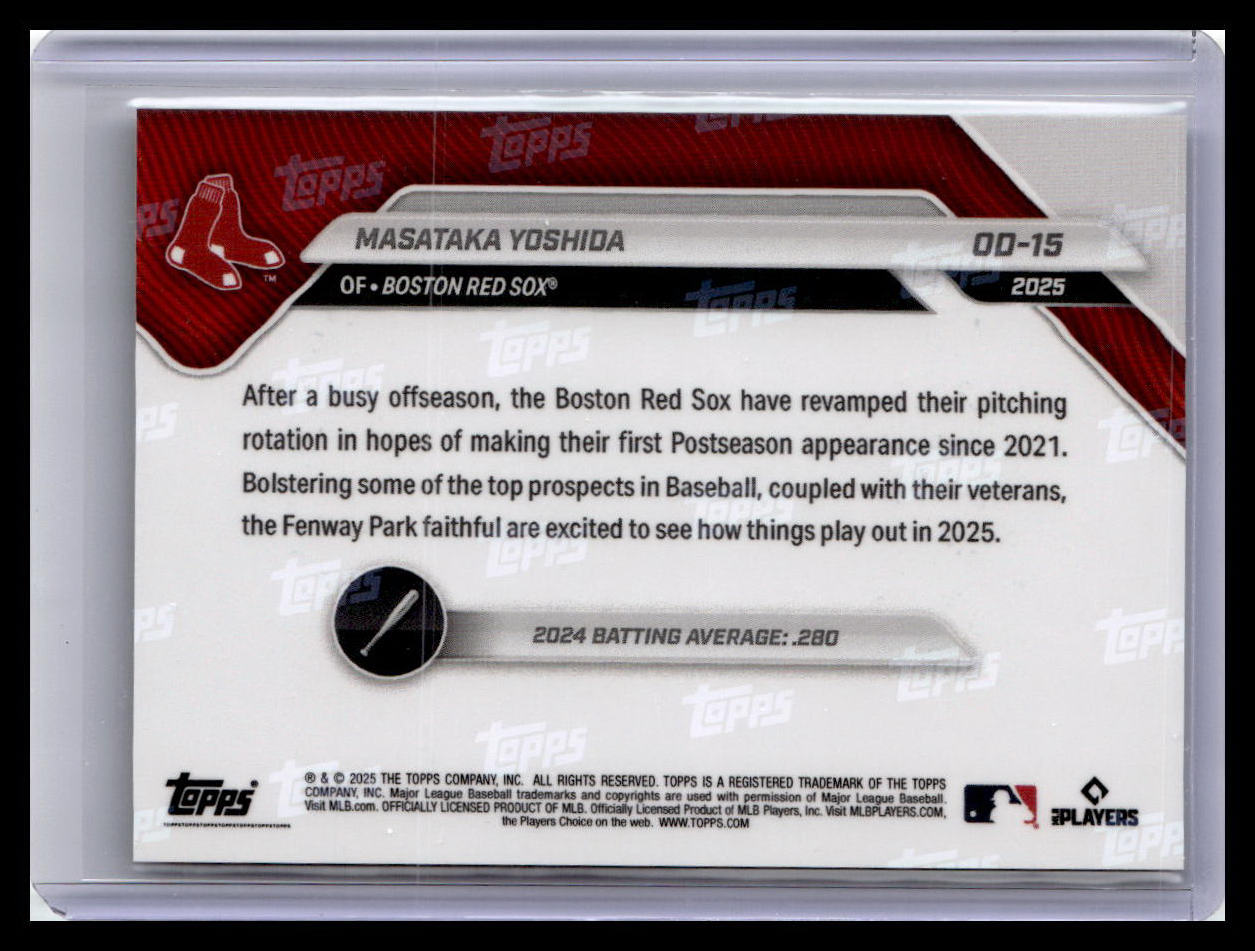 2025 Topps Now Road to Opening Day #OD-15 Masataka Yoshida
