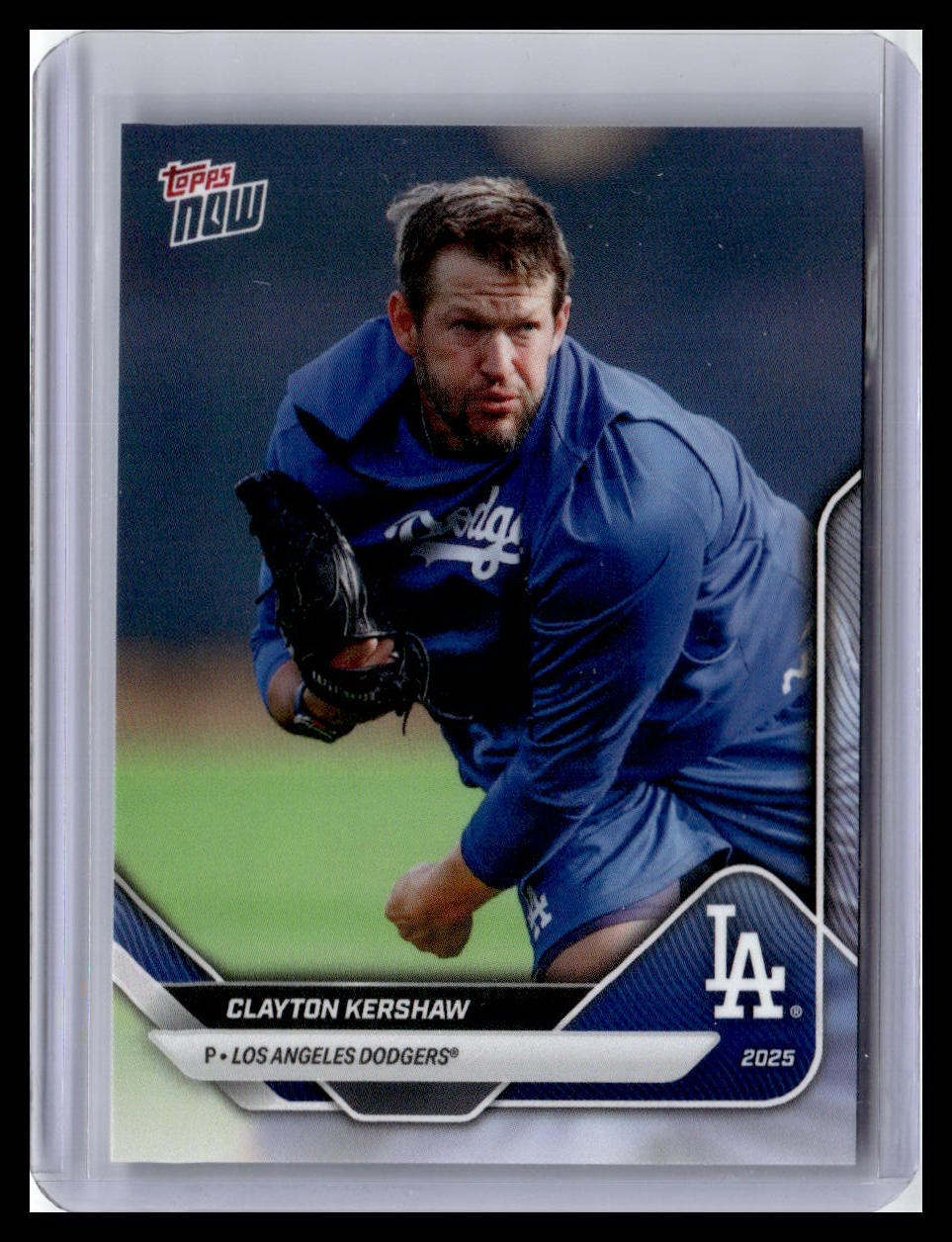 2025 Topps Now Road to Opening Day Los Angeles Dodgers #OD-277 Clayton Kershaw