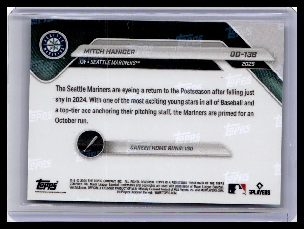 2025 Topps Now Road to Opening Day Seattle Mariners #OD-138 Mitch Haniger