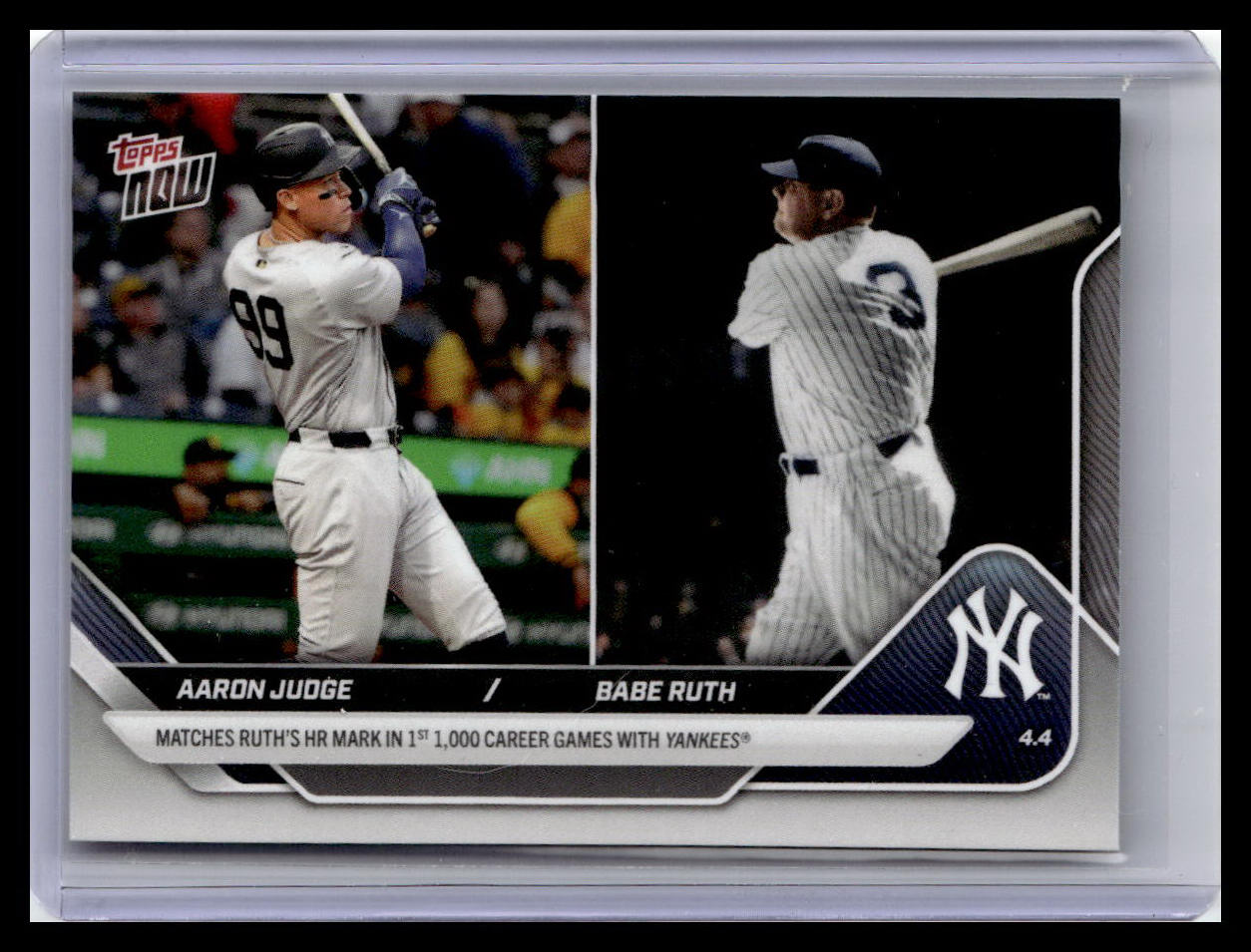 2025 Topps Now #40 Aaron Judge / Babe Ruth PR12926