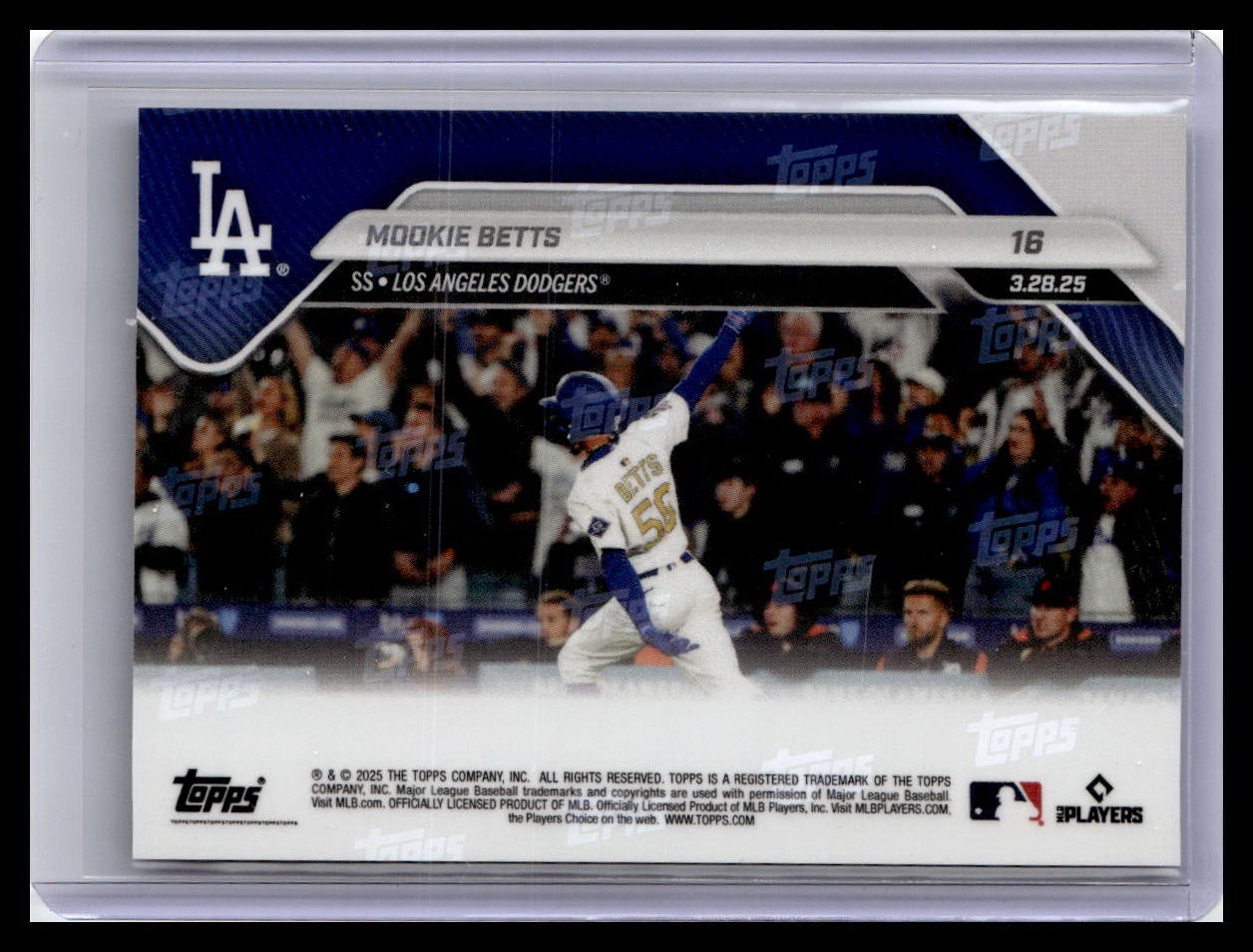 2025 Topps Now #16 Mookie Betts