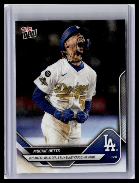 2025 Topps Now #16 Mookie Betts