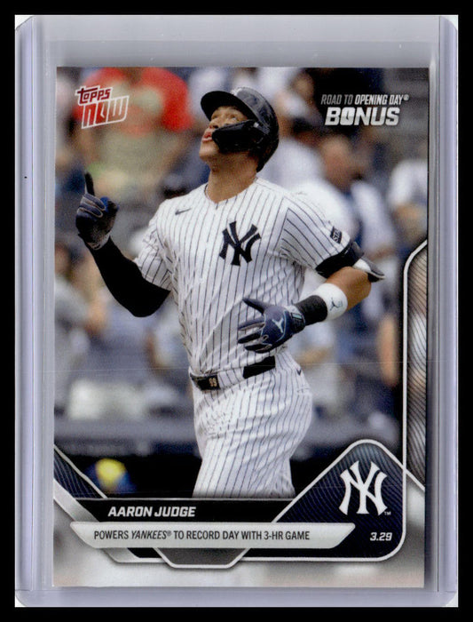 2025 Topps Now Road to Opening Day Bonus #ODB1 Aaron Judge