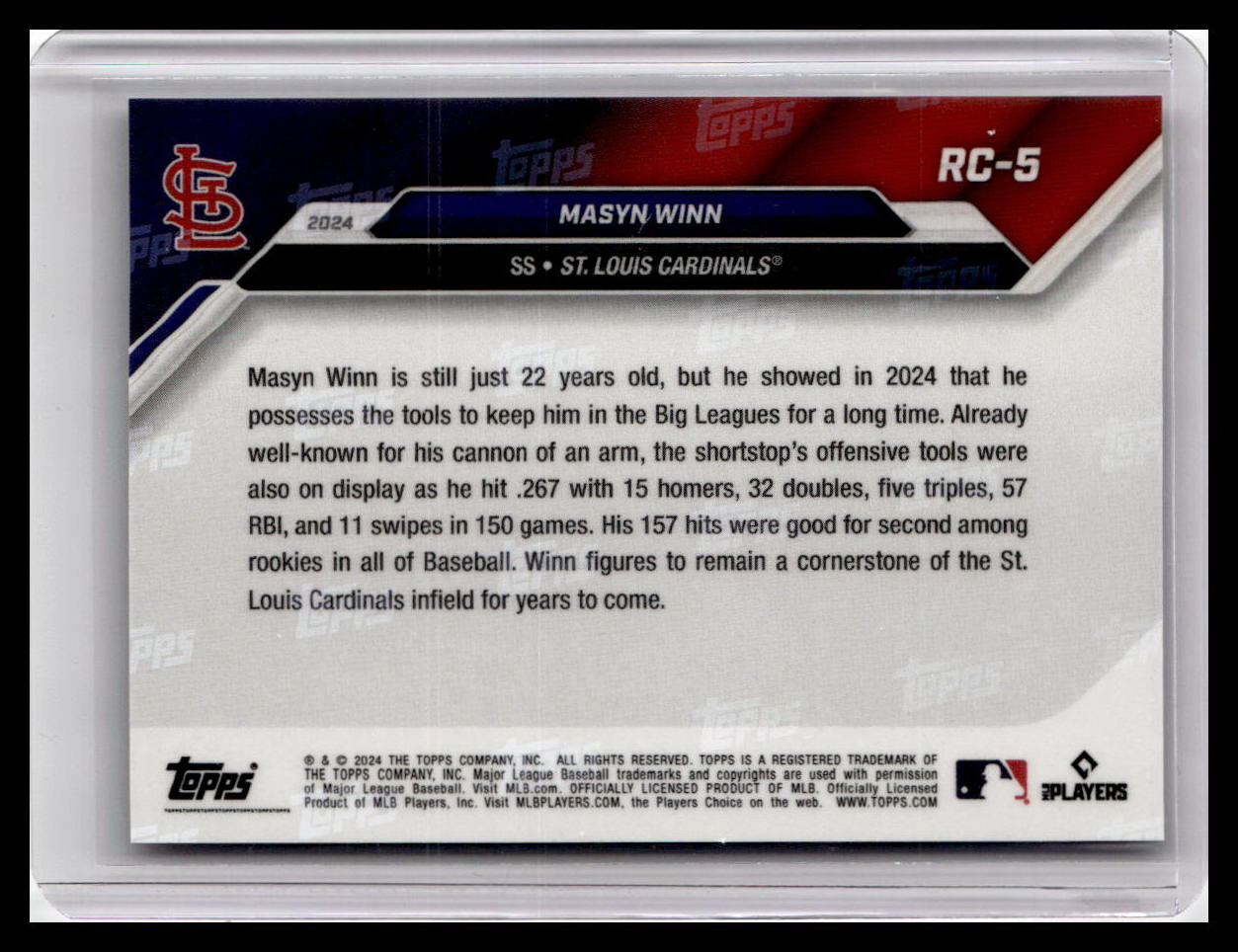 2024 Topps Now Rookie Cup #RC-5 Masyn Winn