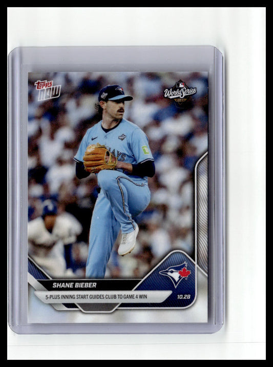 2025 Topps Now #910 Shane Bieber