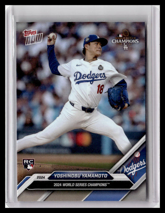 2024 Topps Now #WS-5 Yoshinobu Yamamoto