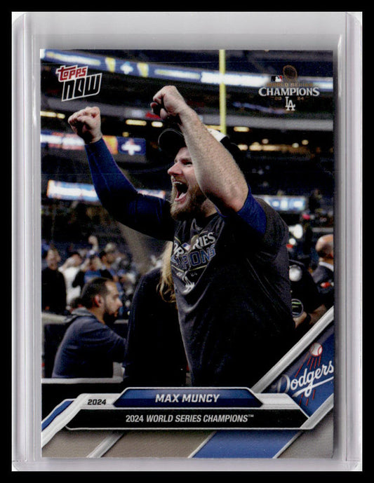 2024 Topps Now World Series Champions Los Angeles Dodgers #WS-7 Max Muncy