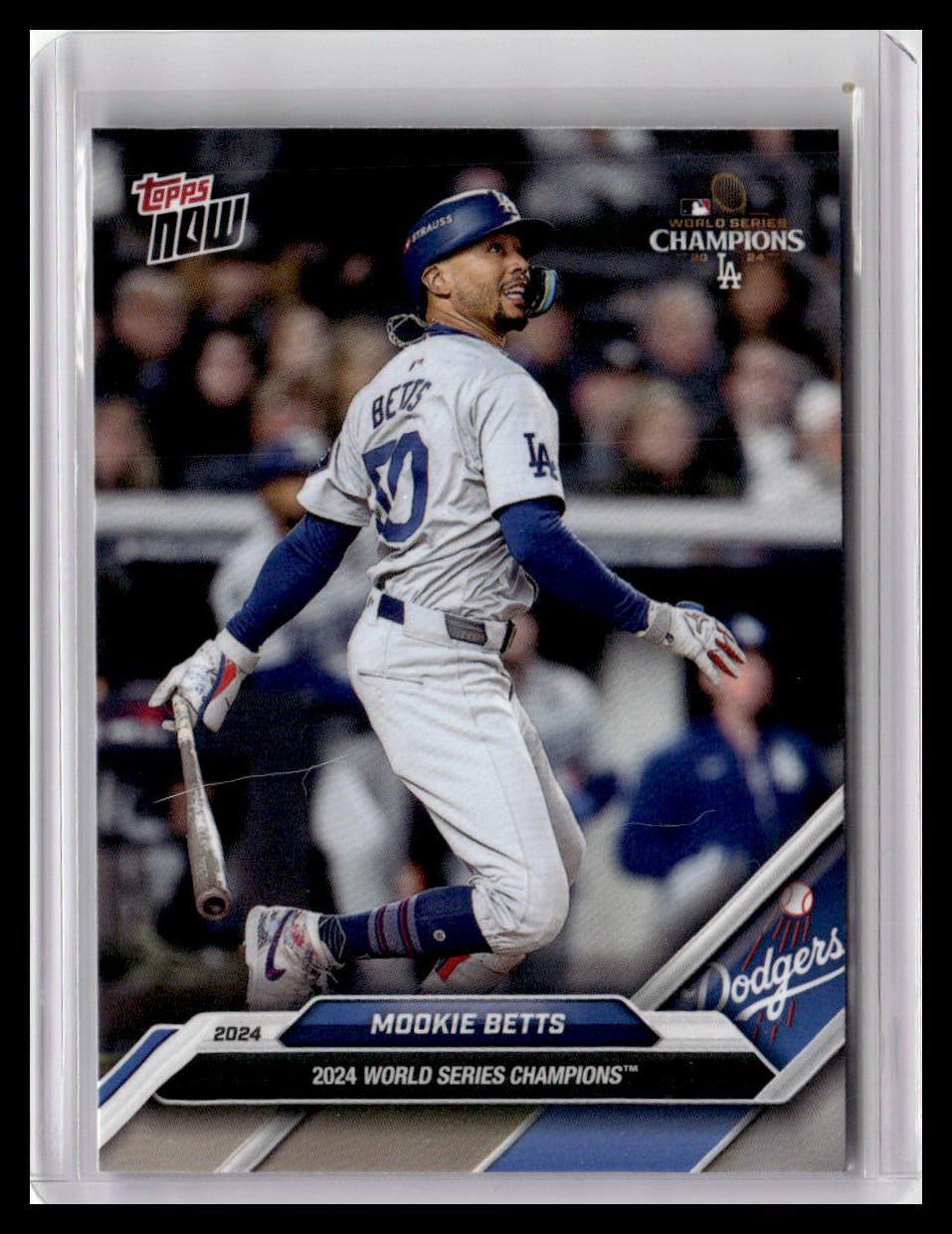 2024 Topps Now World Series Champions Los Angeles Dodgers #WS-9 Mookie Betts