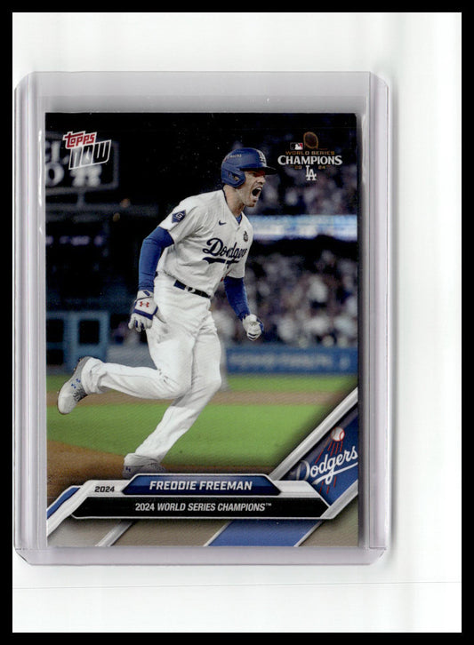 2024 Topps Now World Series Champions Los Angeles Dodgers #WS-13 Freddie Freeman
