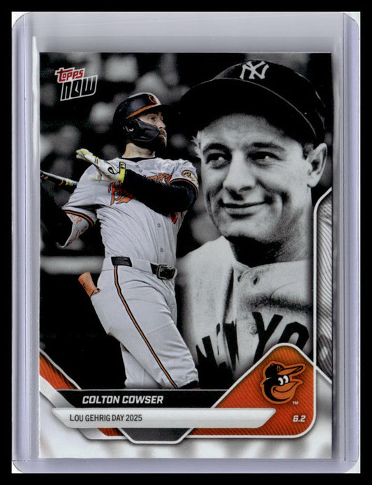 2025 Topps Now Lou Gehrig Day: Presented by Sarah Langs #LGD-CC Colton Cowser