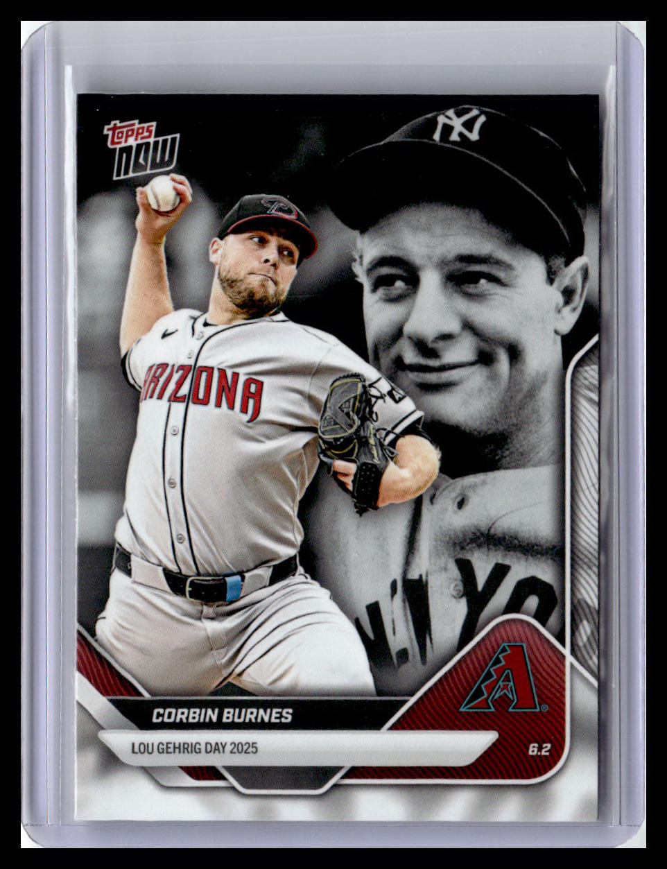 2025 Topps Now Lou Gehrig Day: Presented by Sarah Langs #LGD-CB Corbin Burnes