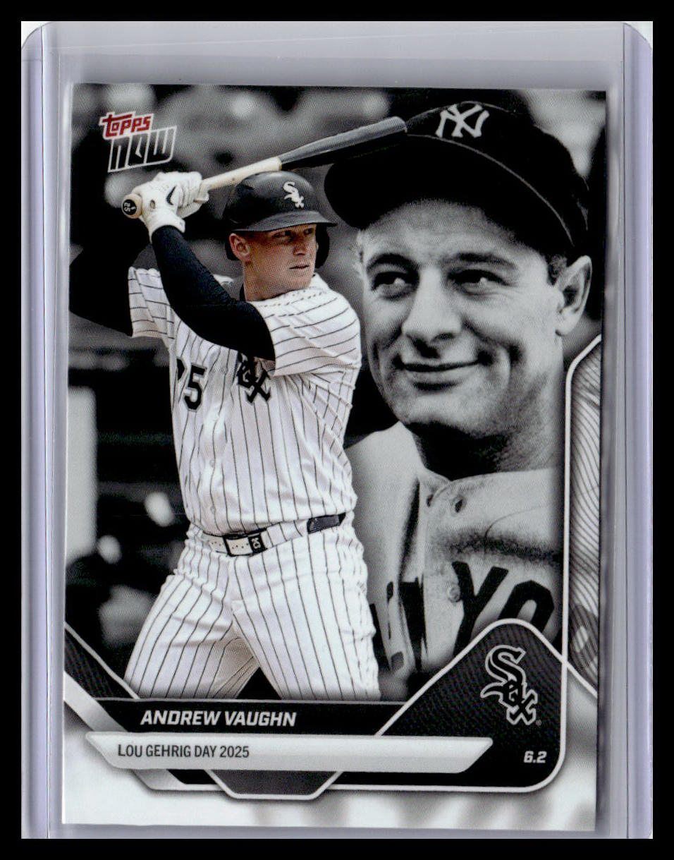 2025 Topps Now Lou Gehrig Day: Presented by Sarah Langs #LGD-AV Andrew Vaughn