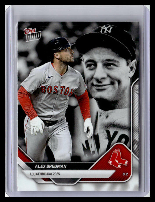 2025 Topps Now Lou Gehrig Day: Presented by Sarah Langs #LGD-AB Alex Bregman