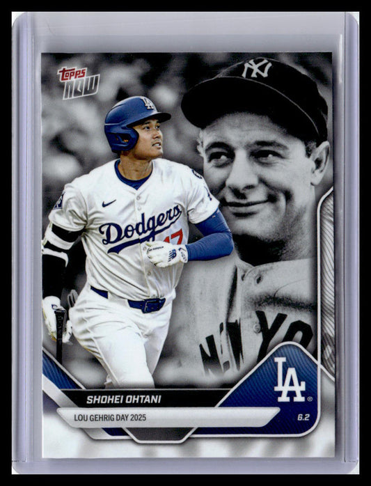 2025 Topps Now Lou Gehrig Day: Presented by Sarah Langs #LGD-SO Shohei Ohtani