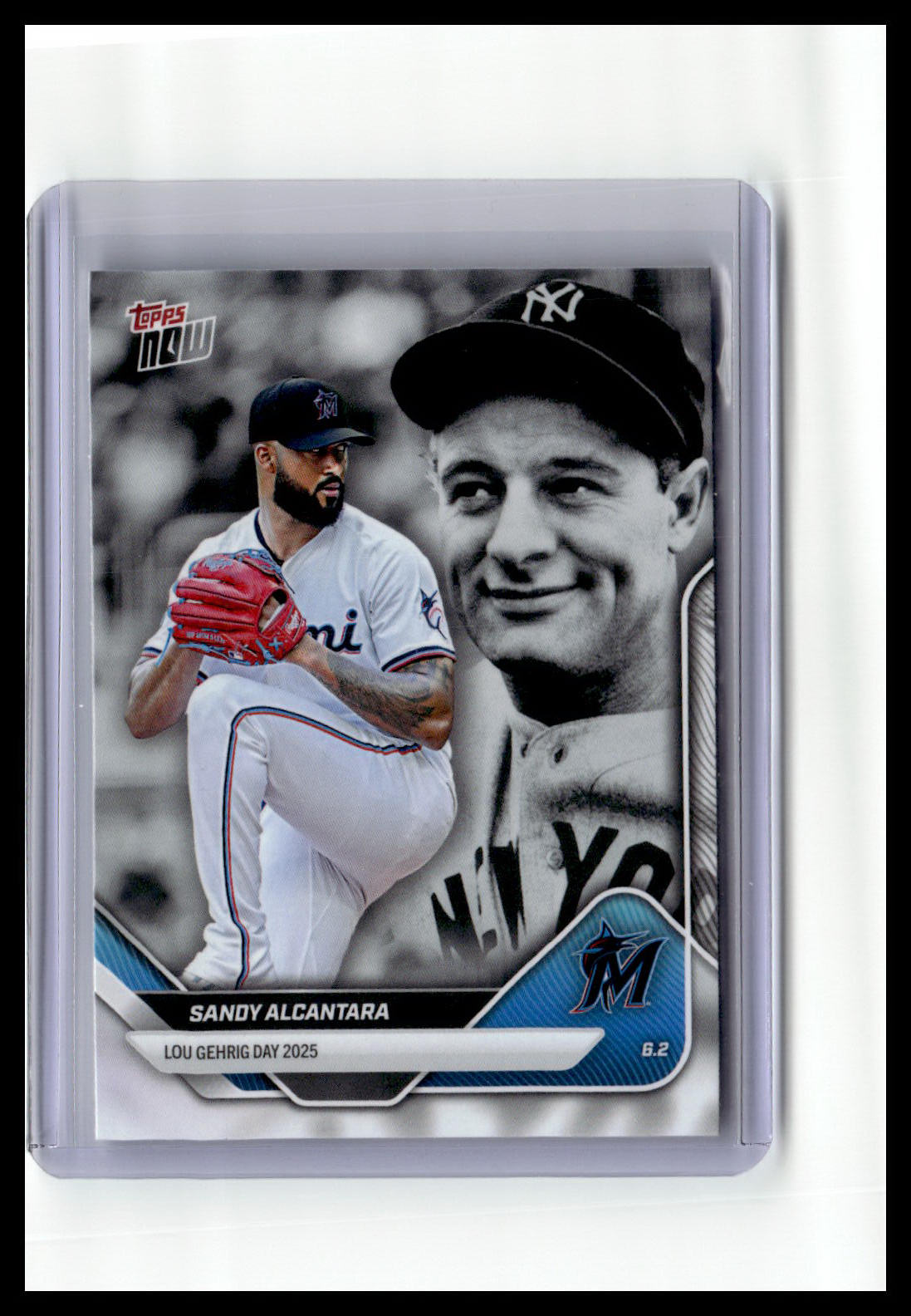 2025 Topps Now Lou Gehrig Day: Presented by Sarah Langs #LGD-SA Sandy Alcantara