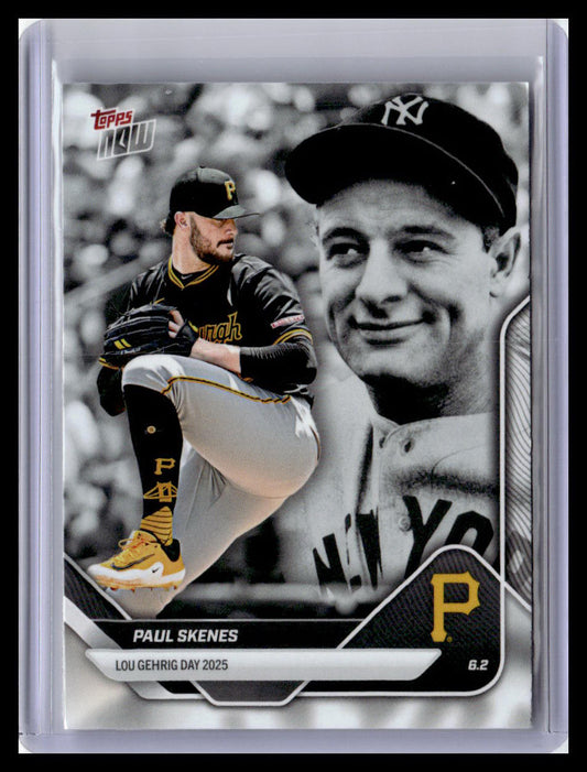 2025 Topps Now Lou Gehrig Day: Presented by Sarah Langs #LGD-PSK Paul Skenes