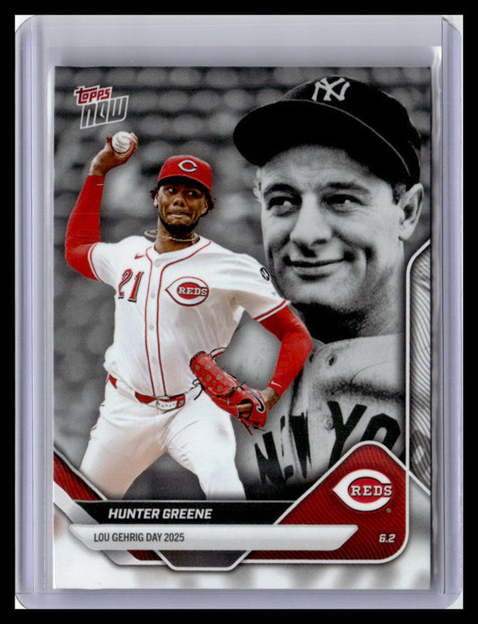 2025 Topps Now Lou Gehrig Day: Presented by Sarah Langs #LGD-HG Hunter Greene