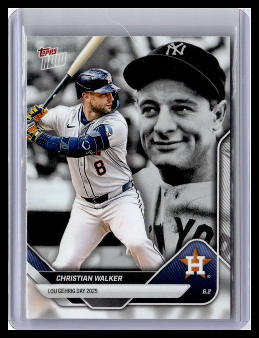 2025 Topps Now Lou Gehrig Day: Presented by Sarah Langs #LGD-CW Christian Walker