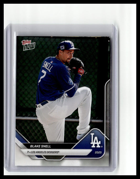 2025 Topps Now Road to Opening Day Los Angeles Dodgers #OD-280 Blake Snell