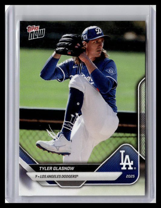 2025 Topps Now Road to Opening Day Los Angeles Dodgers #OD-279 Tyler Glasnow