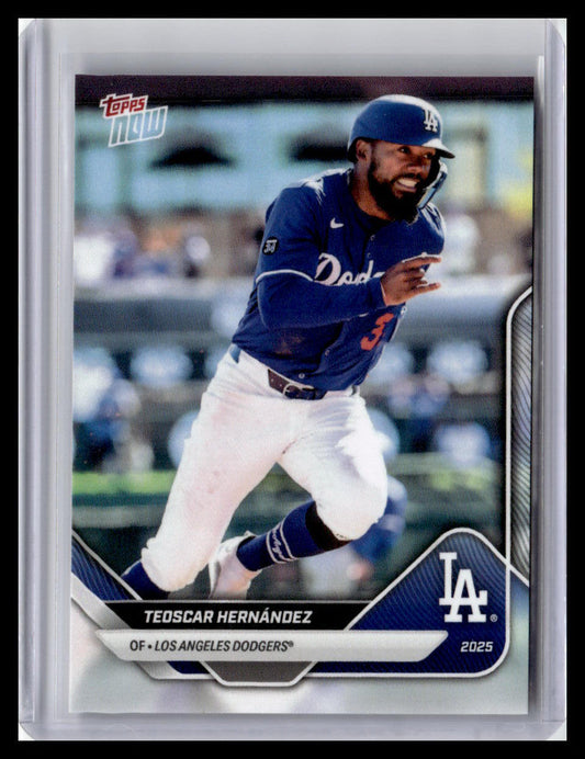 2025 Topps Now Road to Opening Day Los Angeles Dodgers #OD-278 Teoscar Hernandez