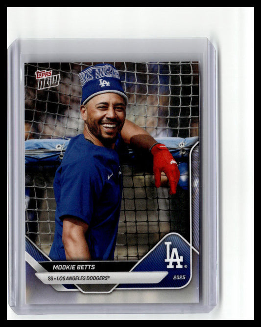2025 Topps Now Road to Opening Day Los Angeles Dodgers #OD-272 Mookie Betts
