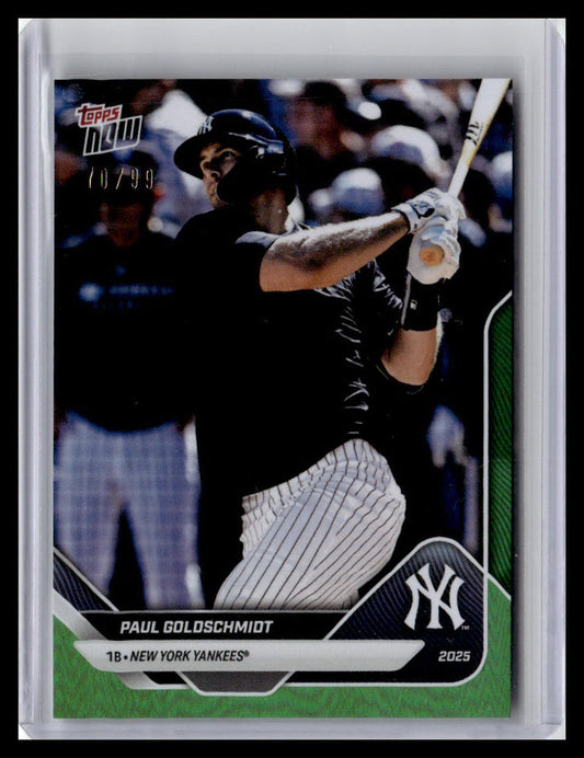 2025 Topps Now Road to Opening Day #OD-26 Paul Goldschmidt Green Foil