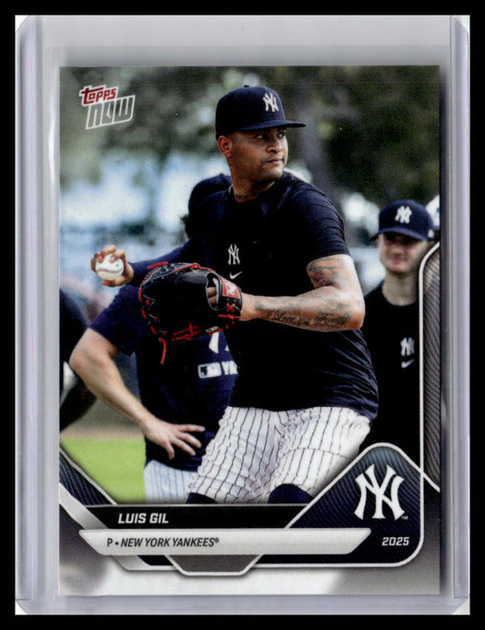 2025 Topps Now Road to Opening Day New York Yankees #OD-30 Luis Gil