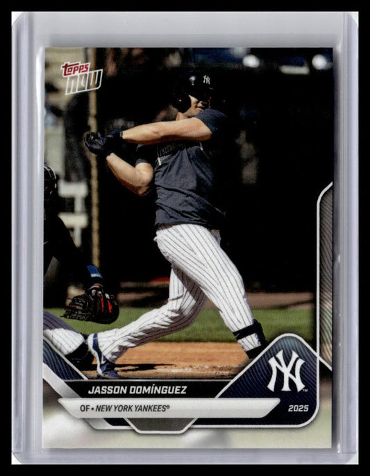 2025 Topps Now Road to Opening Day New York Yankees #OD-24 Jasson Dominguez