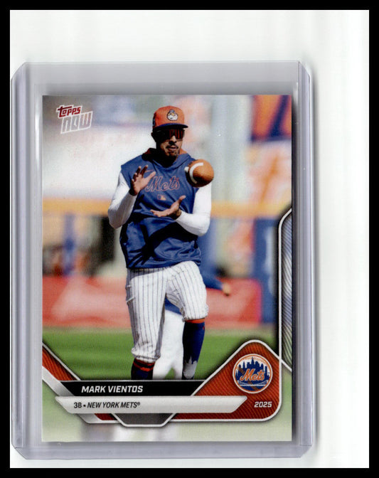 2025 Topps Now Road to Opening Day New York Mets #OD-179 Mark Vientos