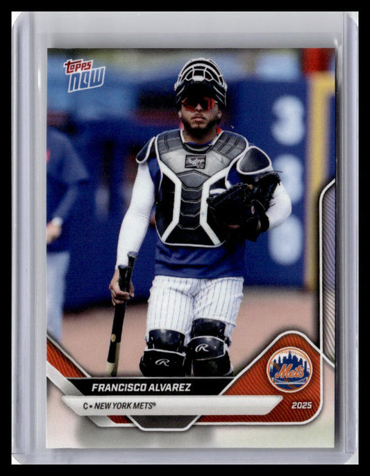 2025 Topps Now Road to Opening Day New York Mets #OD-178 Francisco Alvarez