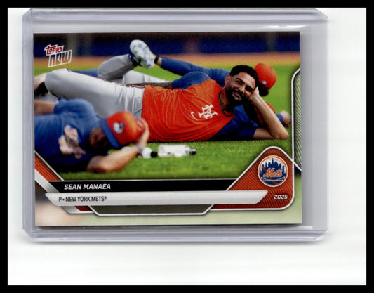 2025 Topps Now Road to Opening Day New York Mets #OD-175 Sean Manaea