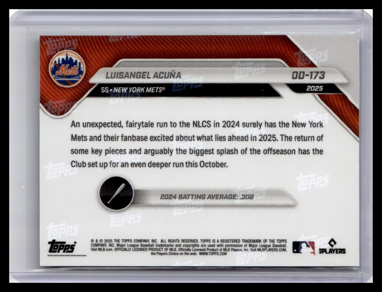 2025 Topps Now Road to Opening Day #OD-173 Luisangel Acuna