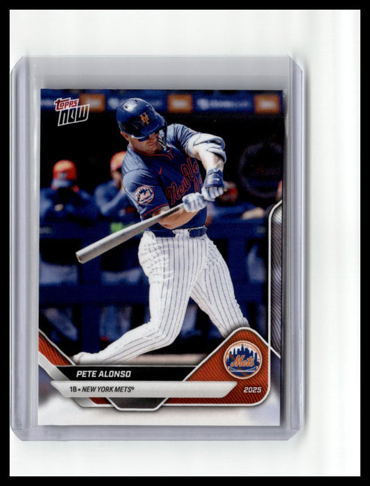 2025 Topps Now Road to Opening Day New York Mets #OD-172 Pete Alonso