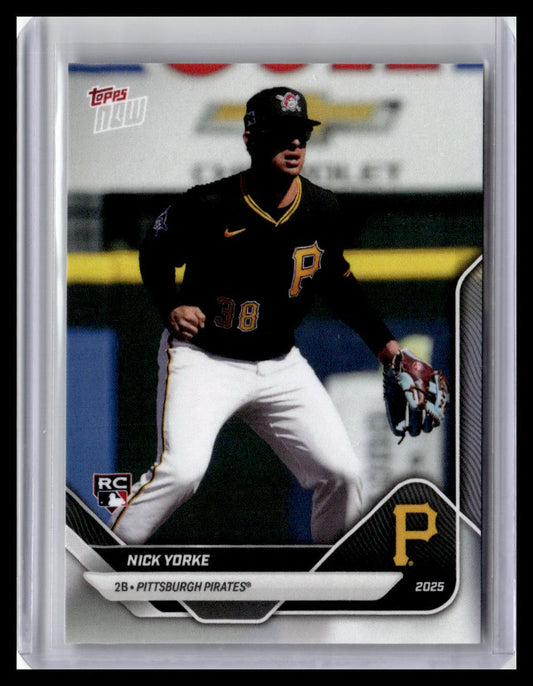 2025 Topps Now Road to Opening Day Pittsburgh Pirates #OD-240 Nick Yorke
