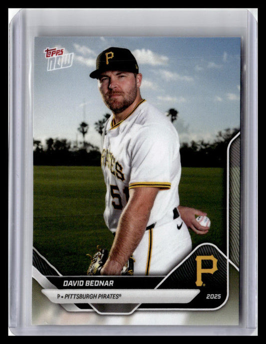 2025 Topps Now Road to Opening Day Pittsburgh Pirates #OD-238 David Bednar