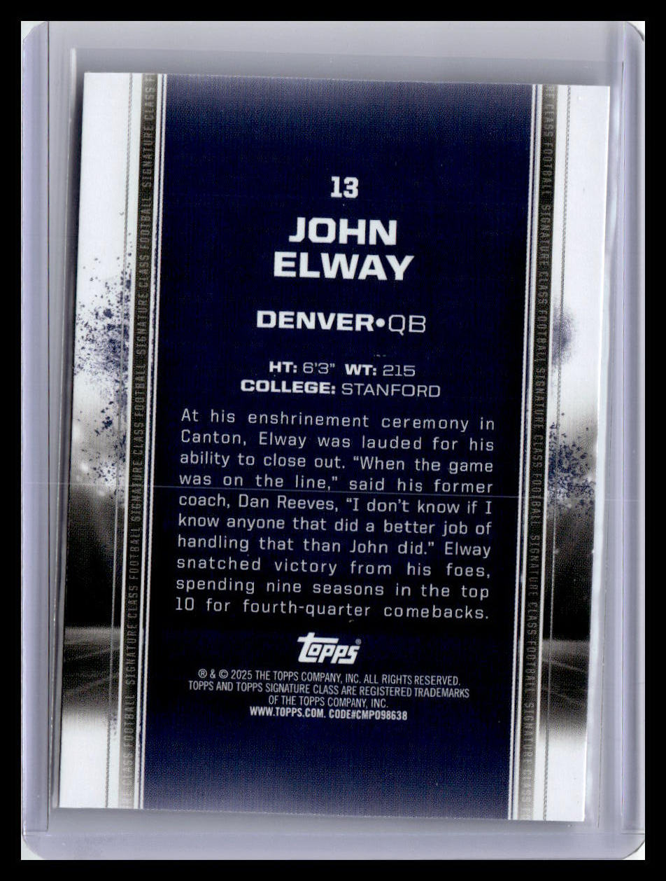 2024 Topps Signature Class #13 John Elway