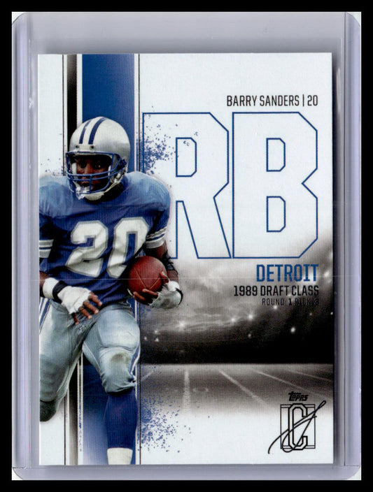 2024 Topps Signature Class #15 Barry Sanders