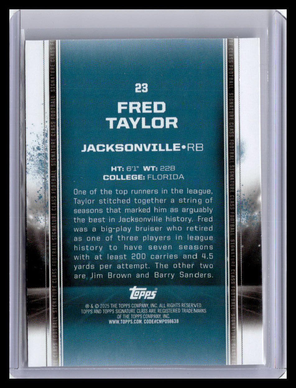 2024 Topps Signature Class #23 Fred Taylor